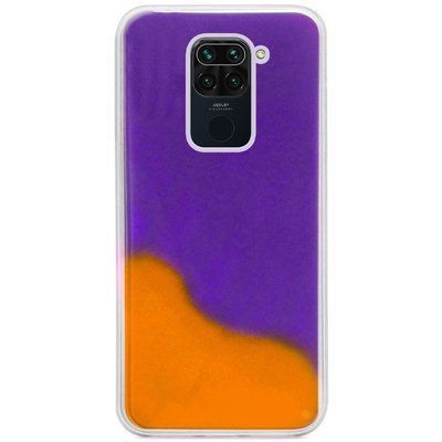 Чохол Neon Night Sand для Xiaomi Redmi Note 9 / Redmi 10X Фіолетовий / Помаранчевий 45903