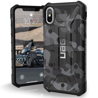 Противоударный чехол UAG Pathfinder Camo для Iphone X / XS Серый 38643