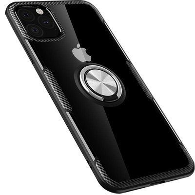 Чохол Din Crystal Magnet Ring для Iphone 11 Чорний 37468