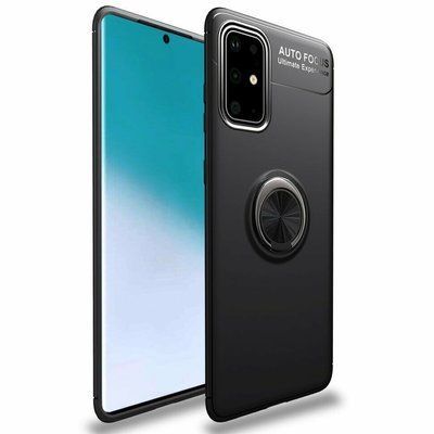 Чохол Din Color Magnet Ring для Samsung Galaxy A51 Чорний 44443