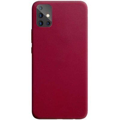 Чехол Matte для Samsung Galaxy A51 Бордовый 47884