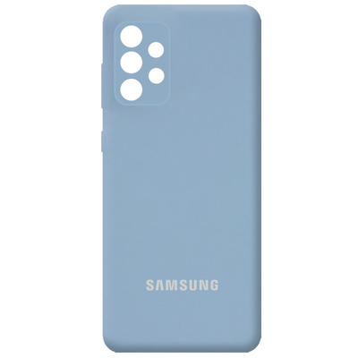 Чохол Silicone Full Camera AA для Samsung Galaxy A73 5G Блакитний / Lilac Blue 66805