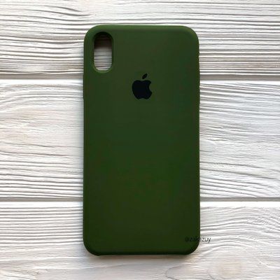Чехол Silicone Case для Iphone X / XS Хаки / Khaki 33721