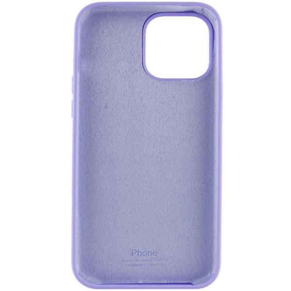 Чохол Silicone Case для Iphone 14 Pro Max Бузковий / Dasheen 65698