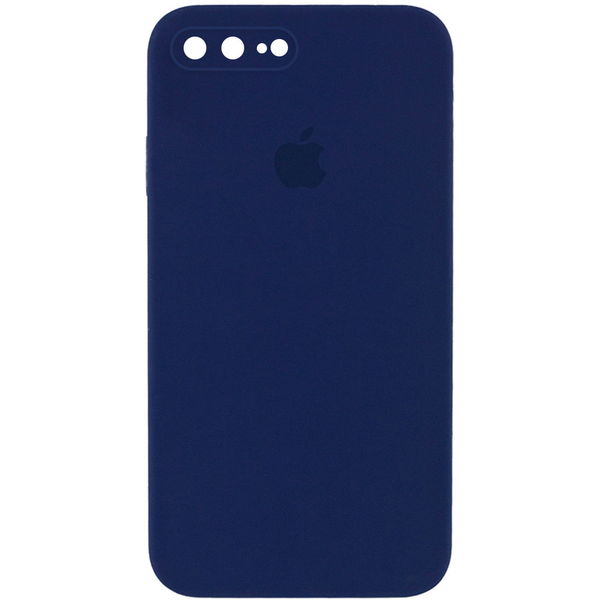 Чохол Silicone Case Square для Iphone 7 Plus / 8 Plus Рожевий / Pink Sand 69118