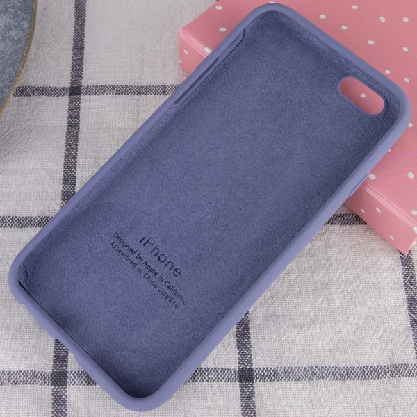 Чехол Silicone Case для Iphone 6 / 6s Серый / Lavander Gray 59516