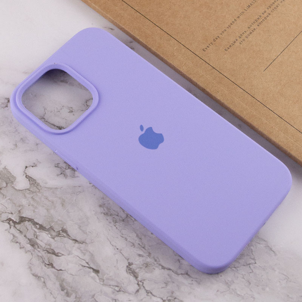 Чохол Silicone Case для Iphone 14 Pro Max Бузковий / Dasheen 65698