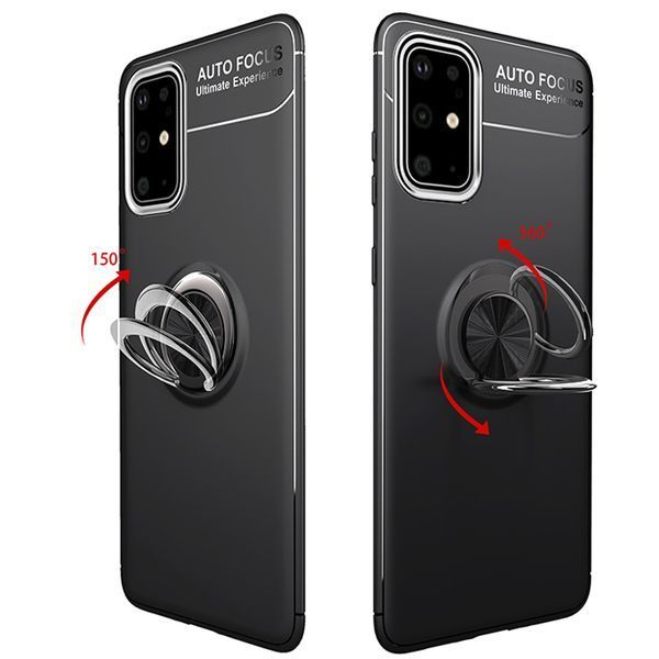 Чохол Din Color Magnet Ring для Samsung Galaxy A51 Чорний 44443