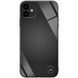 Чохол TPU+Glass ForFun для Iphone 11 Чорний карбон / Мерседес 38705