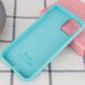 Чохол Silicone Case для Iphone 12 Pro Max Бірюзовий / Marine Green 47105 1