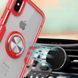 Чехол Din Crystal Magnet Ring для Iphone X / XS Красный 47571 3