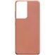 Чехол Matte для Samsung Galaxy S21 Ultra Rose Gold 53901