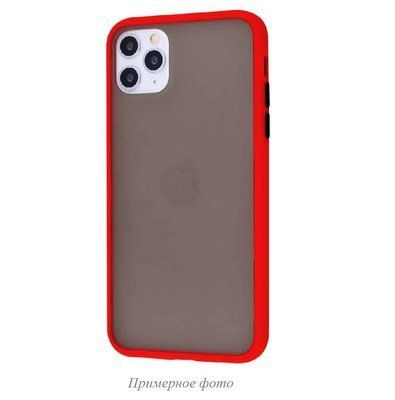 Чохол Matte Case для Iphone XR Red / black 39866