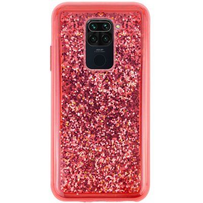 Чохол Sparkle glitter для Xiaomi Redmi Note 9 / Redmi 10X Червоний 45904
