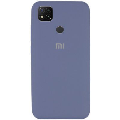 Чохол Silicone Cover для Xiaomi Redmi 9C / 10A Сірий / Lavender 68056