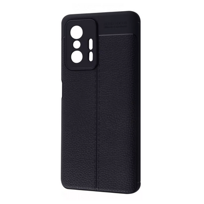 Чехол Imkoz с имитацией кожи для Xiaomi 11T / 11T Pro Черный 59831