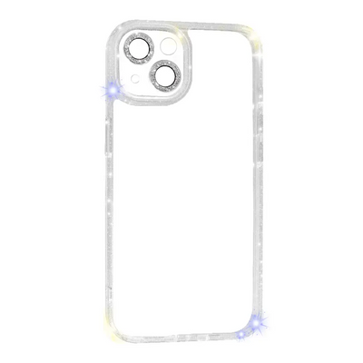 Чохол PHIBR Bling для Iphone 13 Прозорий / Silver 82756
