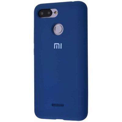 Чехол Silicone Cover для Xiaomi Redmi 6 / 6A Blue 38381