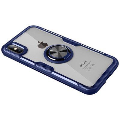 Чехол Din Crystal Magnet Ring для Iphone X / XS Синий 47572