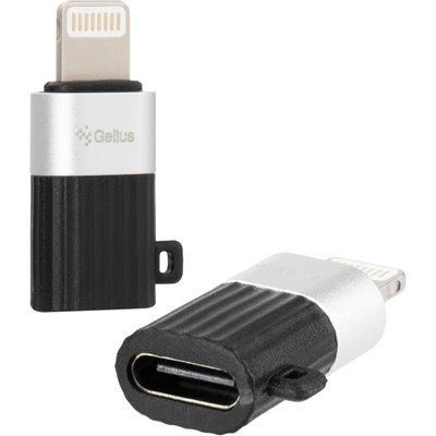 Адаптер Gelius OTG Adapter Type-C to Lighting GP-OTG006 Silver 59415