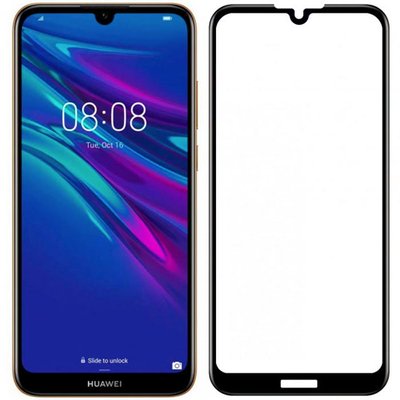 Захисне скло Goldish Full 9H для Huawei Y5 2019 / Honor 8s Black 56312