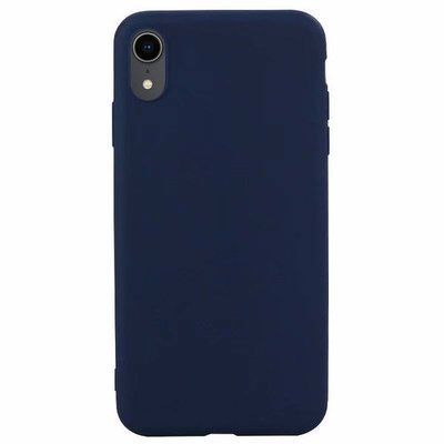 Чехол Matte для Iphone XR Синий 35206