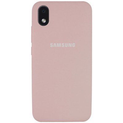 Чехол Silicone Cover для Samsung Galaxy A01 Core / M01 Core Розовый / Pink Sand 53376
