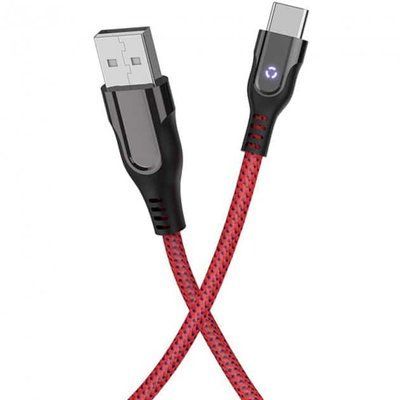 Кабель Hoco U54 Advantage USB to Type-C 2.4A 1.2м Red 36729