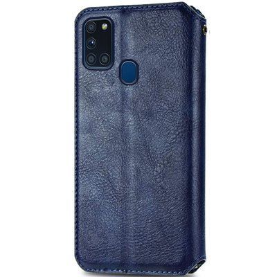 Чехол-книжка ETMA Cub для Samsung Galaxy A21s Синий 52161