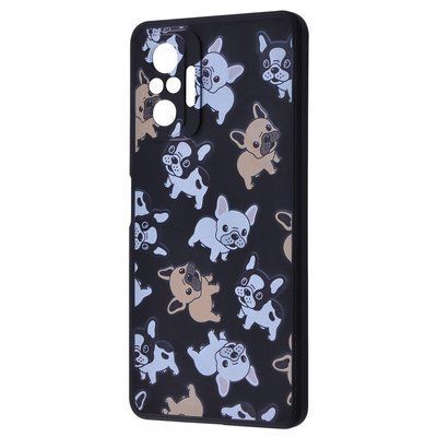 Чехол WAVE Fancy для Xiaomi Redmi Note 10 Pro Pug / Black 54420