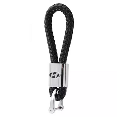 Брелок для ключей Leather Braided Hyundai 59567