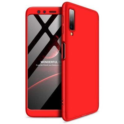 Чехол пластиковый GKK 360 для Samsung Galaxy A7 2018 A750 Красный 33630