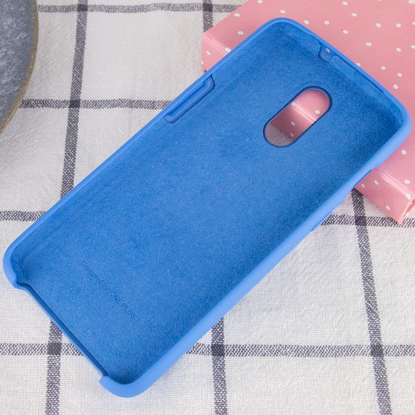 Чохол Silicone Case для OnePlus 7 Синій / Blue 41540