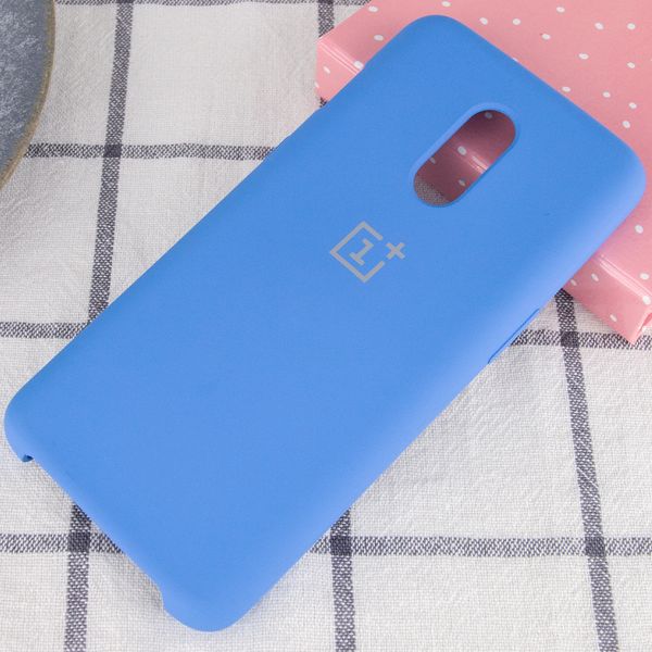 Чохол Silicone Case для OnePlus 7 Синій / Blue 41540