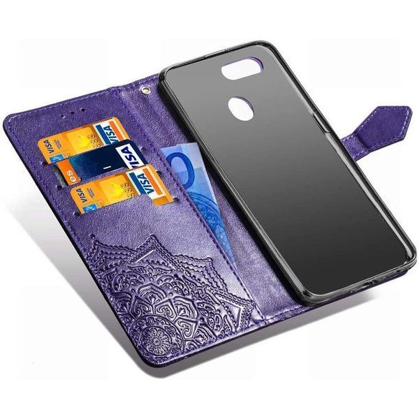 Чехол-книжка Art Case для Oppo A5s / Oppo A12 Фиолетовый 53587
