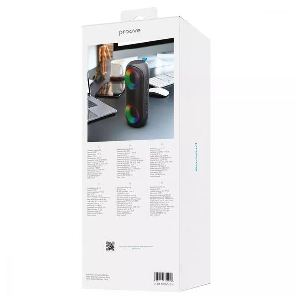 Портативна Bluetooth колонка Proove SoundTrap 20W Black 81621