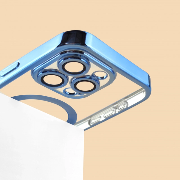 Чохол Xrome MagSafe для Iphone 16 Pro Прозорий / Sierra Blue