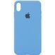 Чехол Silicone Case 360 для Iphone X / XS Голубой / Cornflower 53227 1
