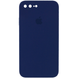 Чохол Silicone Case Square для Iphone 7 Plus / 8 Plus Темно-синій / Midnight blue 69119 1