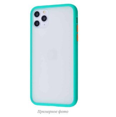 Чохол Matte Case для Iphone XR Light green /orange 39867
