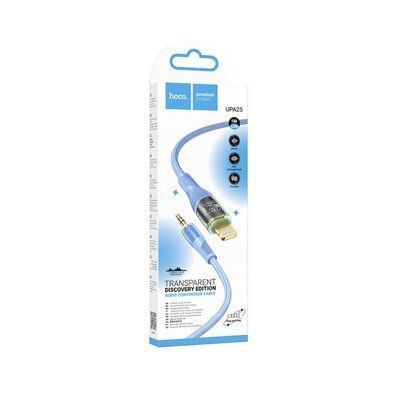 Кабель HOCO UPA25 AUX to Lightning Control 1м Blue 83846