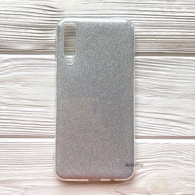 Чехол с блестками Shine для Samsung Galaxy A70 2019 A705 Серебряный 39128