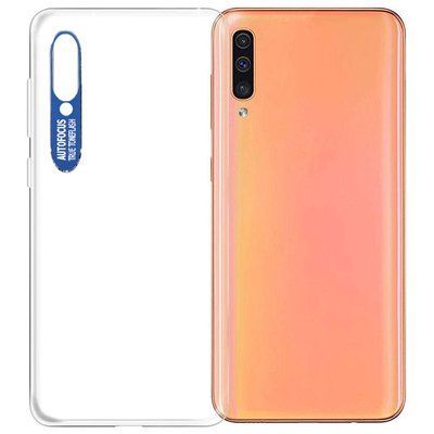Чохол Stez clear flash для Samsung Galaxy A50/A30s Синій Прозорий 41483