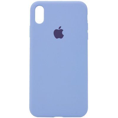 Чехол Silicone Case 360 для Iphone XS Max Голубой / Lilac Blue 83016