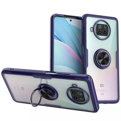 Чехол Din Crystal Magnet Ring для Xiaomi Redmi Note 9 / Redmi 10X Синий 52898