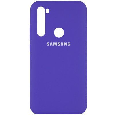 Чохол Silicone Cover для Samsung Galaxy A21 Фіолетовий / Purple 43990