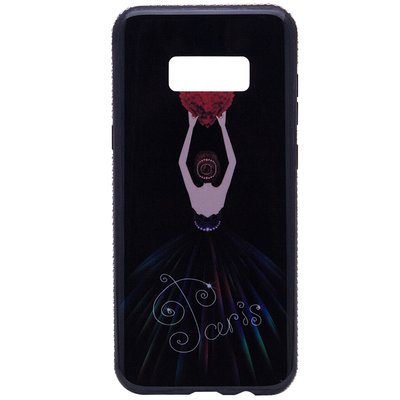 Чохол Magic Girl зі стразами для Samsung G955 Galaxy S8 Plus Серце 32527