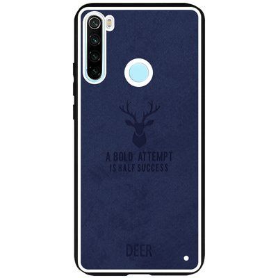 Чохол Textile Deer для Xiaomi Redmi Note 8 Синій 45797