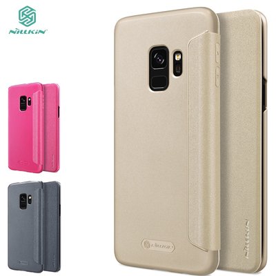 Чехол-книжка Nillkin Sparkle Series для Samsung Galaxy S9 Gold 30412