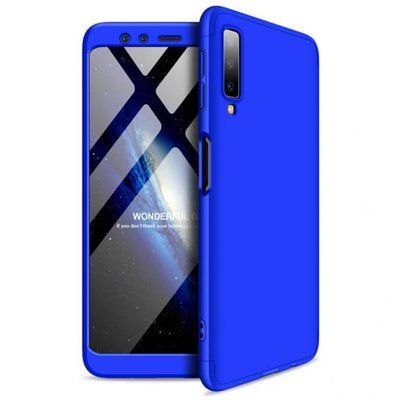 Чехол пластиковый GKK 360 для Samsung Galaxy A7 2018 A750 Синий 33631